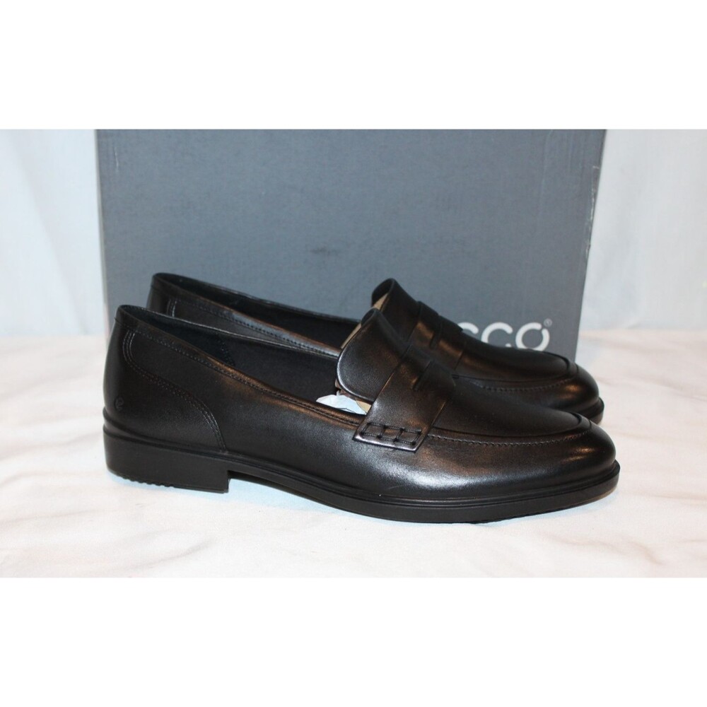 ECCO Women's DRESS CLASSIC 15 Leather Loafer Black EU 41 US 10-10.5